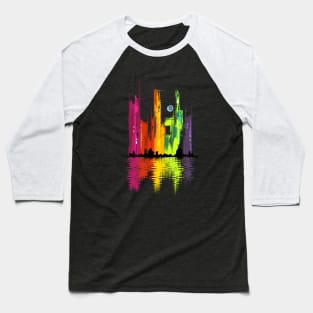 Abstract Horizon Baseball T-Shirt